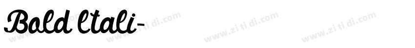 Bold ltali字体转换 Bold ltali字体转换